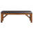 ACME ApoLo Bench, Espresso Synthetic Leather & walnut