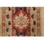 Tapis oriental unique Gabbeh Kashkoli noué à la main 5 pi x 8 pi 6 po