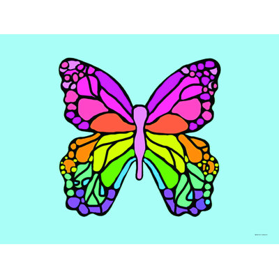 Aubriegh Rainbow Flutter - impression sur toile tendue