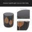 Outdoor Lightweight Concrete Side Table