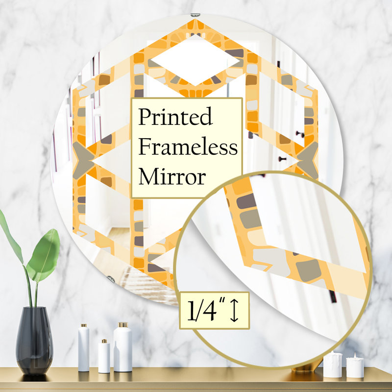Miroir mural Hexagon Star, H 31,5 po x l po