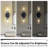 2 - Light Dimmable Crystal Wall Sconce