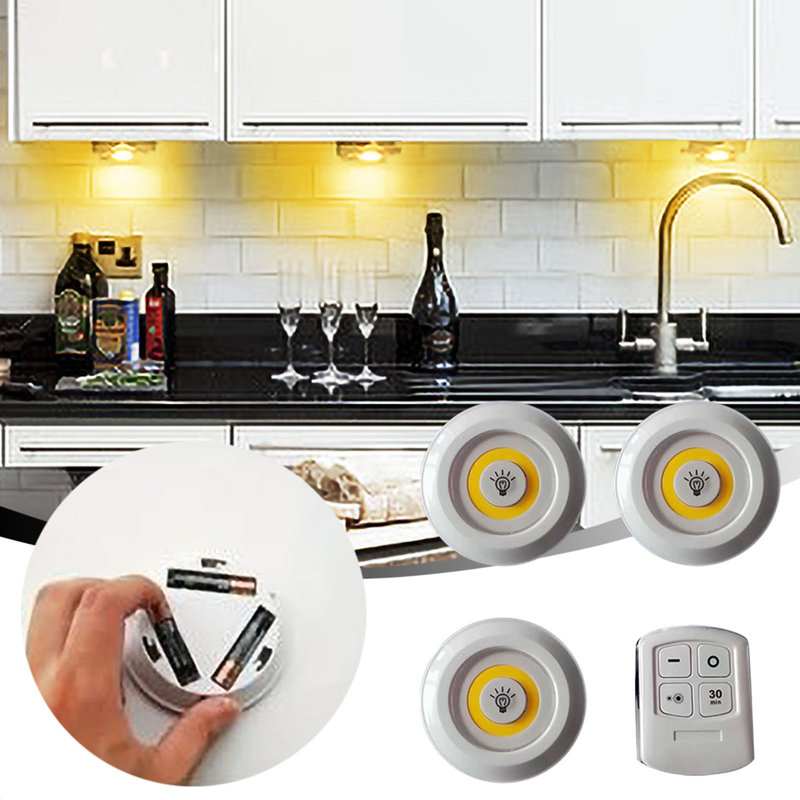 COB Remote Control Sensor Pat Light Bedside Feeding Light Bedroom Closet Closet Light  Nightlight