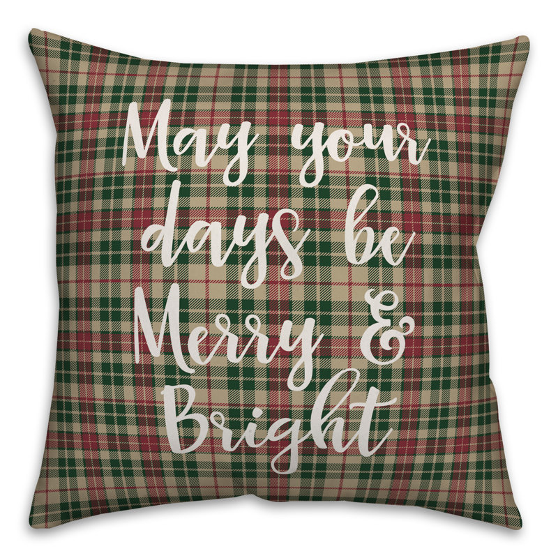  Coussin May Tartan, Housse de coussin
