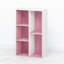 Bibliothèque organisatrice Furinno Tomi, bibliothèque, 5 cubes, rose