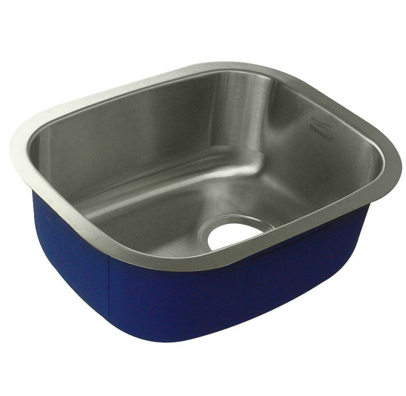 Meridian 15 " L Undermount Single Bowl Stainless Steel Kitchen Sink