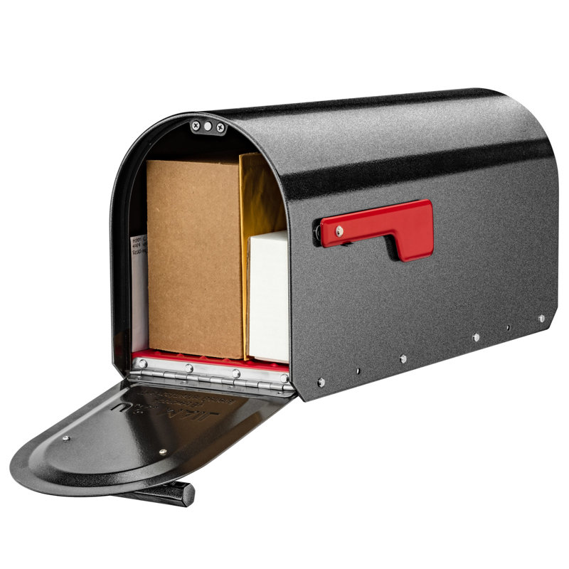 Sequoia Post Mount Mailbox Pewter, Pewter