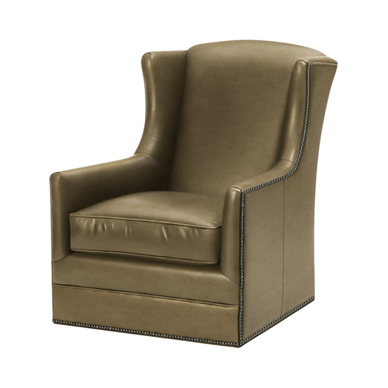 Leo Wingback Chair, Domain Sand