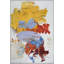 Abstract With Yellow Print by Robert Robinson