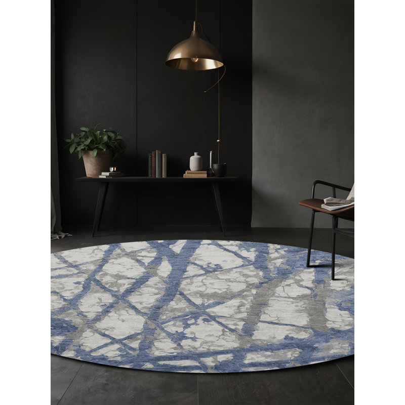 Tapis gris soyeux et moelleux, Tapis de couloir 2 pi x 5 pi