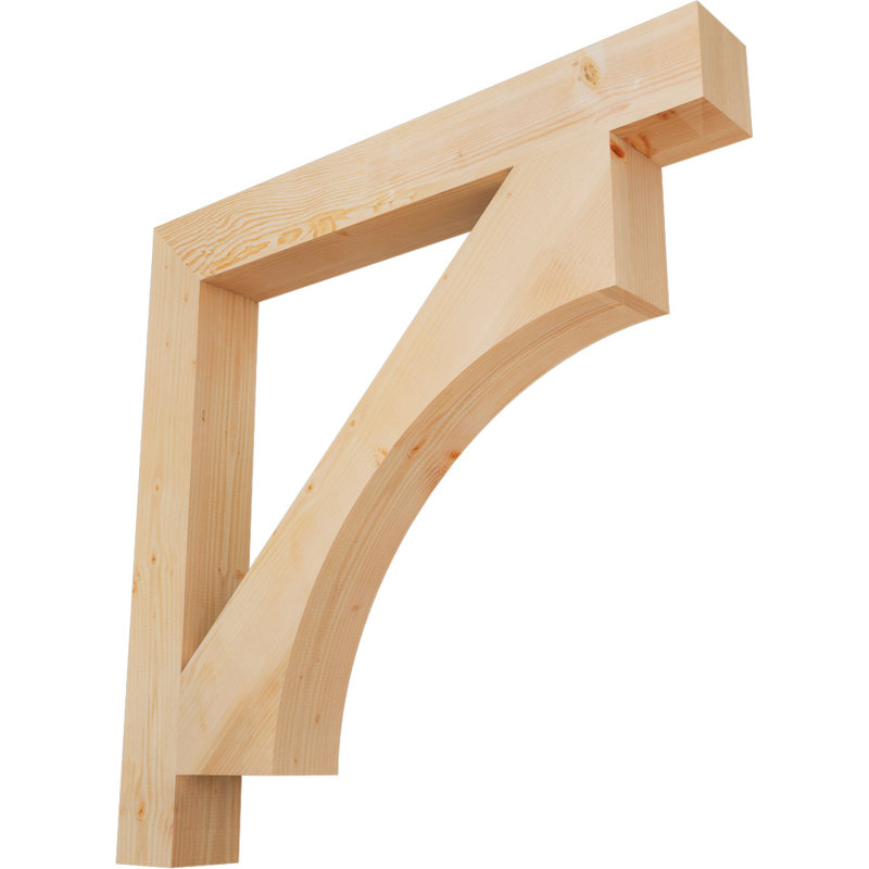 Support de bloc lisse Westlake, l 5 5 po x P 48 po x H 48 po, H 48 po x l 5,5 po x P 48 po, Douglas (lisse)