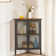 Armoire d'appoint d'angle à 2 portes