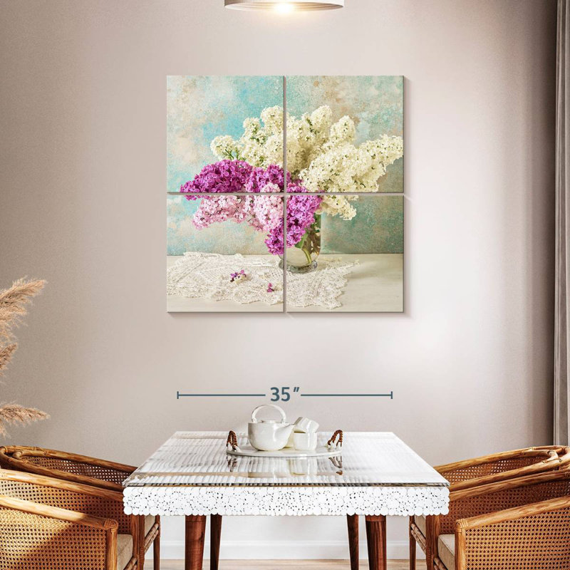Harnek Lilac Bouquet, 38" H x 38" W