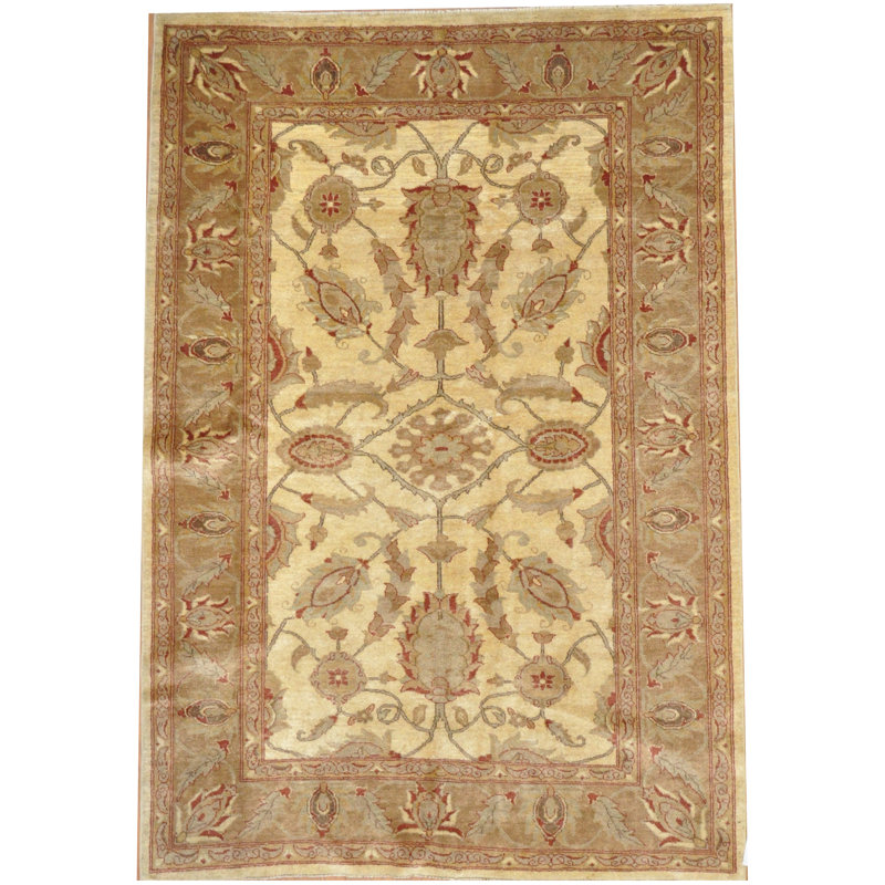 Tapis Oushak en laine noué à la main Earsel