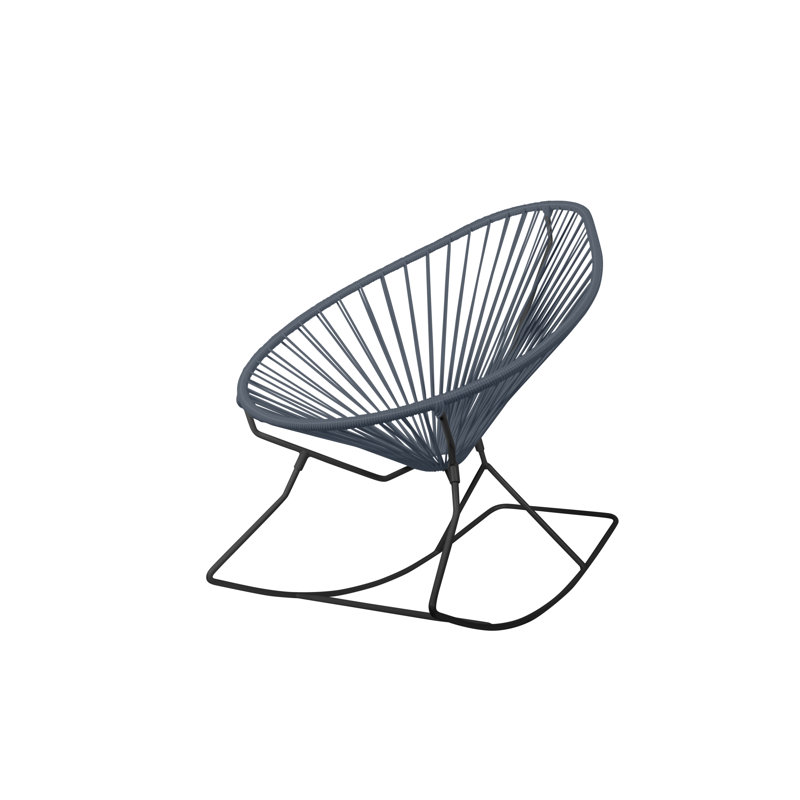 Chaise de jardin, Gris, Noir