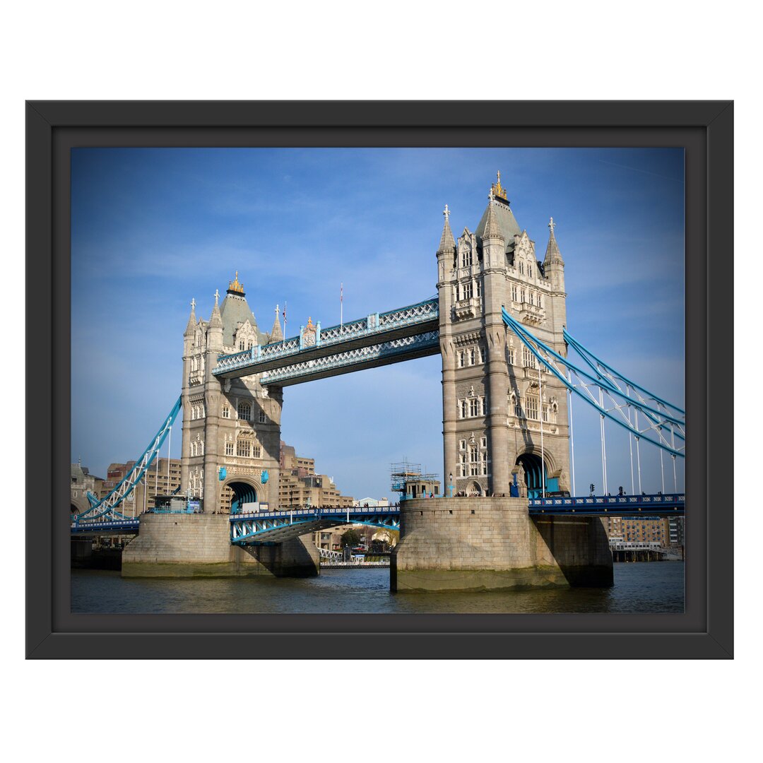 Gerahmtes Wandbild Tower Bridge