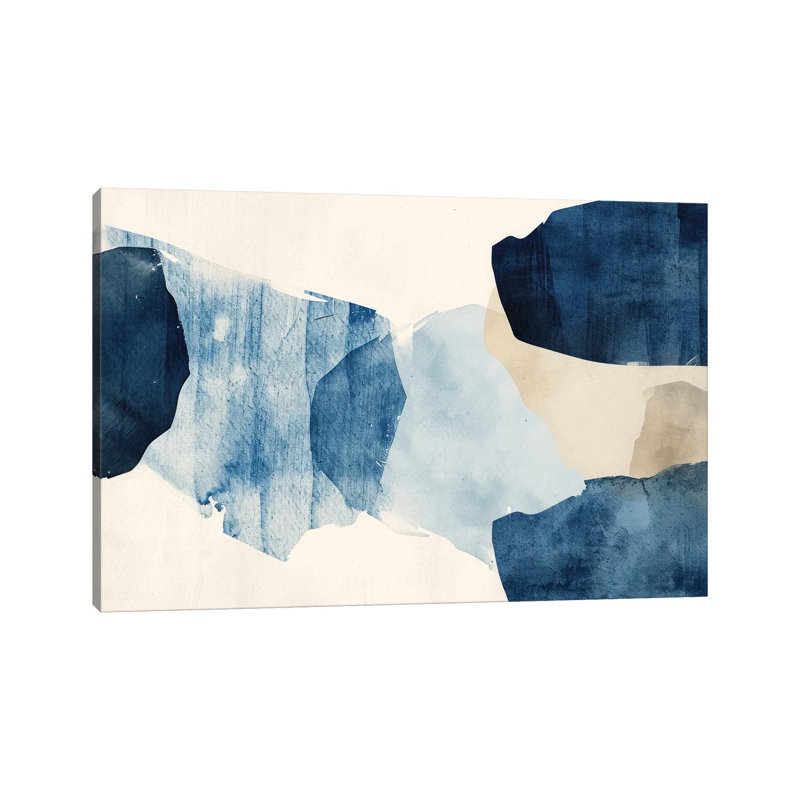 «Blue Imagination I», reproduction d'art sur toile tendue
