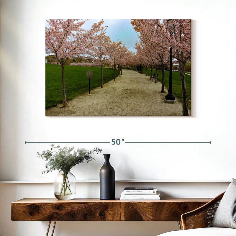 Sentier Harnek Cherry Blossoms, H 26 po x l 39 po