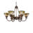 Jakey 6 - Light Steel Cone Chandelier