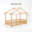 Andry Solid Wood Canopy Bed Kids Bed-954131422-946961426