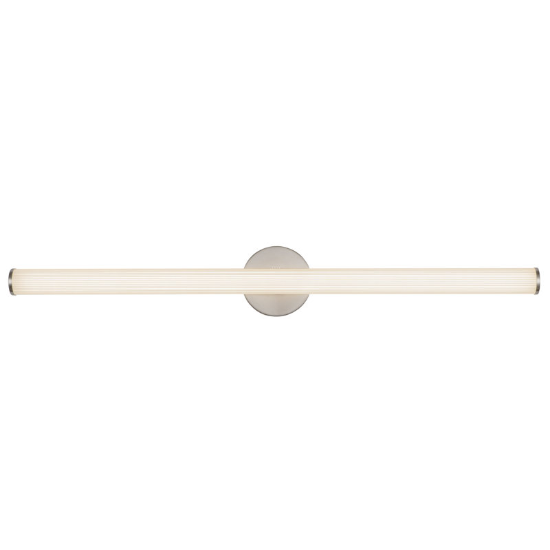 Vire 36-in Black dimmable LED Wall Sconce, Nickel
