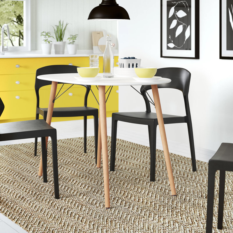Adair Oval Solid Wood Base Dining Table, 74cm 110cm x L x 70cm W