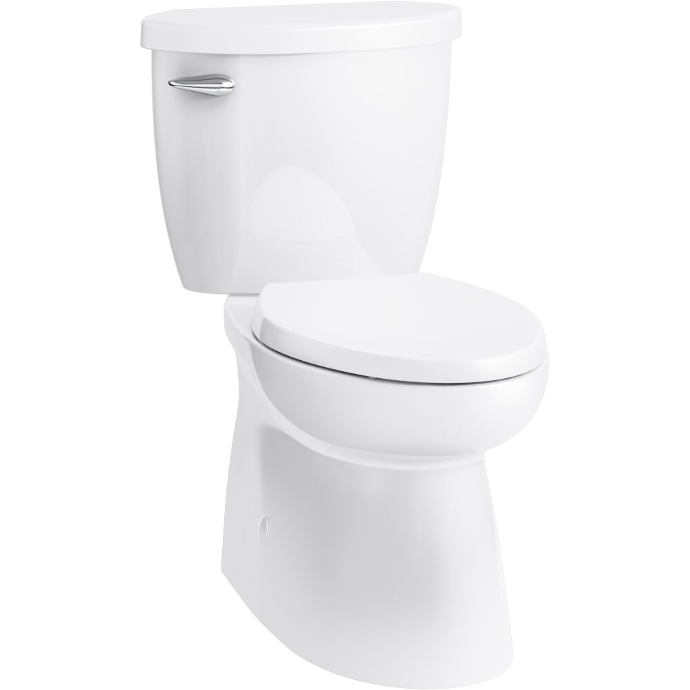 Sterling By Kohler Brella 1.28 GPF Elongated Comfort Height Floor Mounted  Two-Piece Toilet (Seat Not Included)