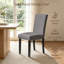 Chaises parsons rembourrées en lin Selema-243576628