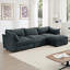 Canapé modulaire en L avec repose-pieds mobile-1030933244-1030933234