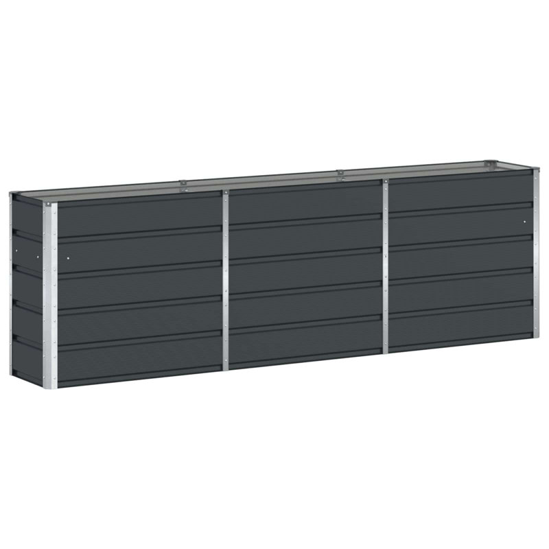  Planter 240 X 40 X 75 Cm Steel, Anthracite