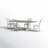 Bale 4 Person Trestle Dining Table Set-87531355