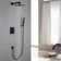 Complete Rainfall Shower System with with Handheld Spray