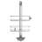 Adhesive and No Mounting / Installation Required Aluminum and Stainless Steel Shower Caddy-87327950