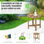 Lamija Round Outdoor Side Table , 46cm cm W 46cm cm D-1970824495