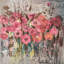 « floral frenzy rose i » par alan hopfensperger, reproduction d’art sur toile tendue-15853814
