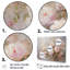 «Pink Roses Farmhouse Charm - Roses, art sur toile-674588146-674588105-715657714