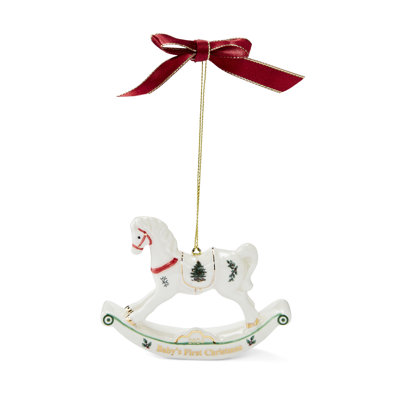 Rocking Horse Ornament Dated 2024