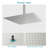 12 Inch Ceiling Mounted Shower System Dual Shower Head System with Rough-In Valve-60193108
