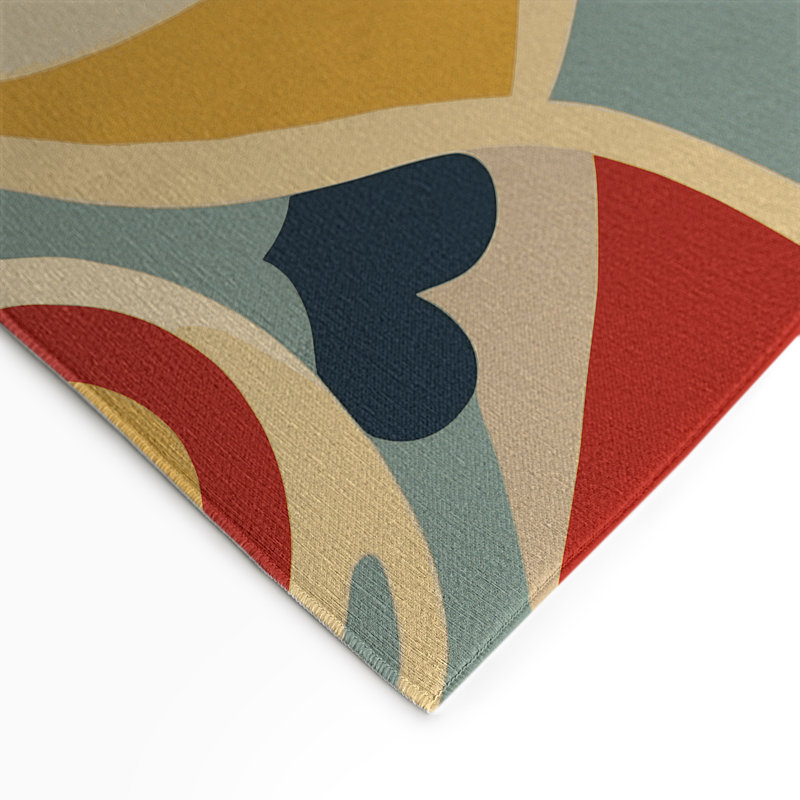 Tapis intérieur et extérieur Cheeky Spark, Rectangle 1 pi 6 po x 2 pi 6 po