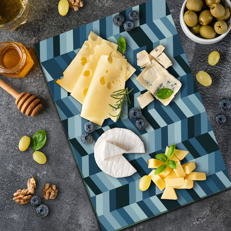 Planche à découper bleu ardoise Ambesonne