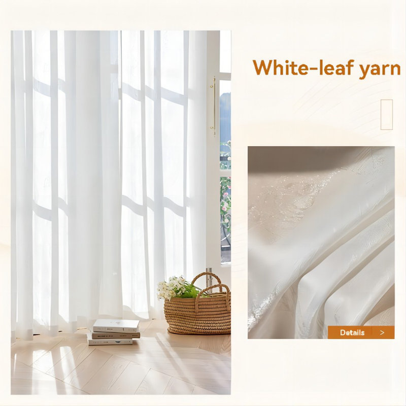 Raychael Polyester Semi Sheer Curtain Single Panel, 59" W x 106" L