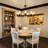 9 - Light Wagon Wheel Dimmable Chandelier 