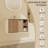 Rehmati 30.03 " W Wall Mounted Wall Mounted 1 Single Vanity Bathroom Vanity With Ceramic Top