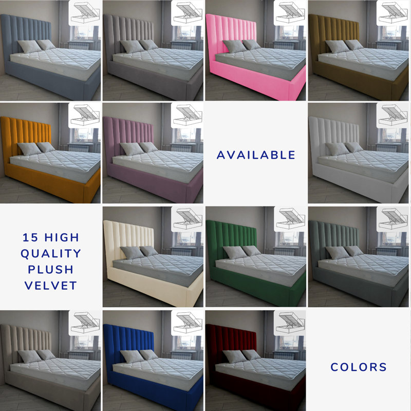 Rigoberto Bed, Kingsize (5'), Chrome