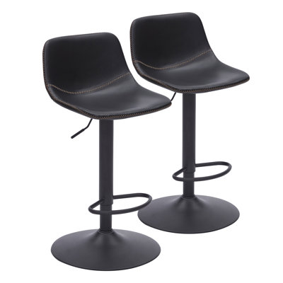 Chaquilla Swivel Upholstered Adjustable Height Counter Stool