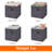 Ollapsible Storage Cubes Foldable Fabric Bins Organizers Decorative Organizing Baskets For Shelves For Closet, Utility Room, Storage Room Set Of 6