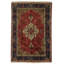 Pirley Oriental Area Rug in Red