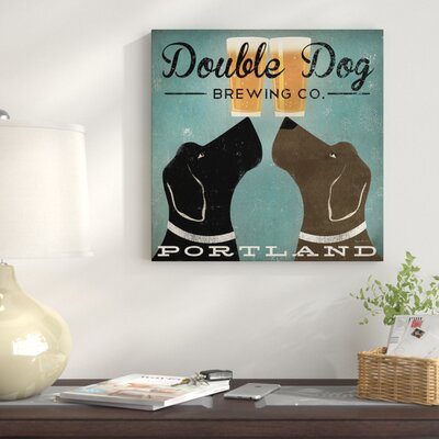 Double Dog Brewing Co. Graphic Art on Wrapped Canvas -  East Urban Home, USSC8498 33597096