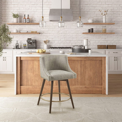 Tabouret de comptoir pivotant