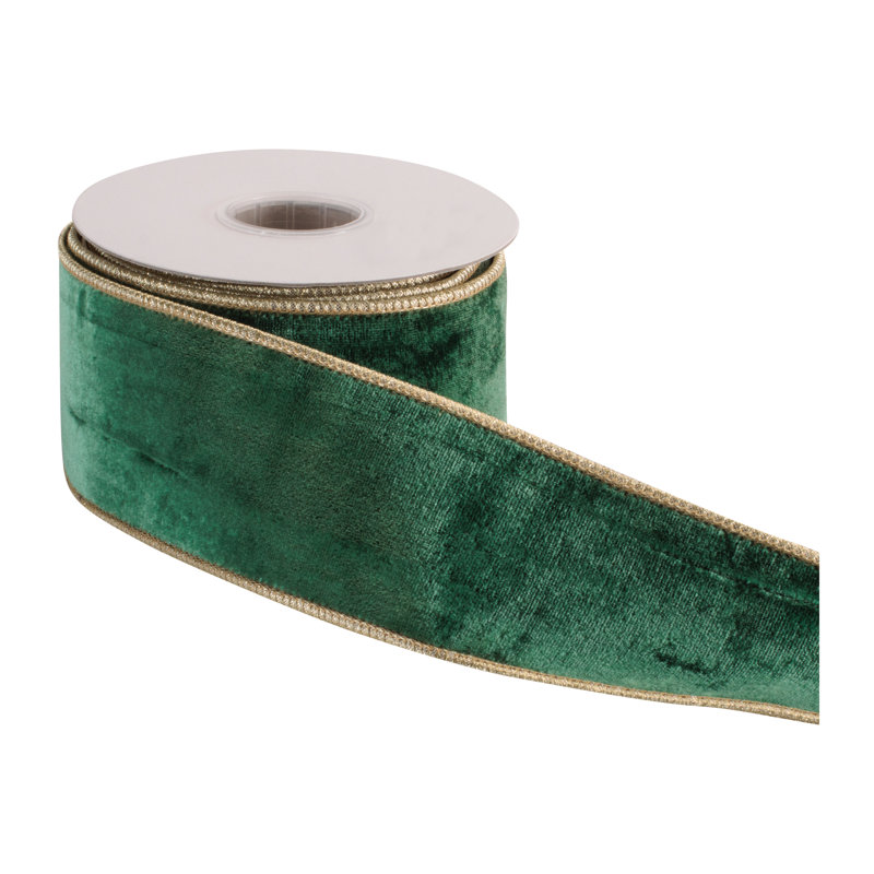 Ruban de velours câblé (ensemble de 2), Vert